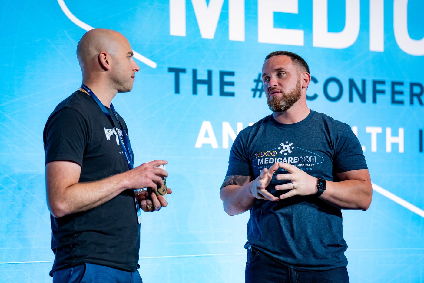 Justin Stark in conversation on the MedicareCon stage
